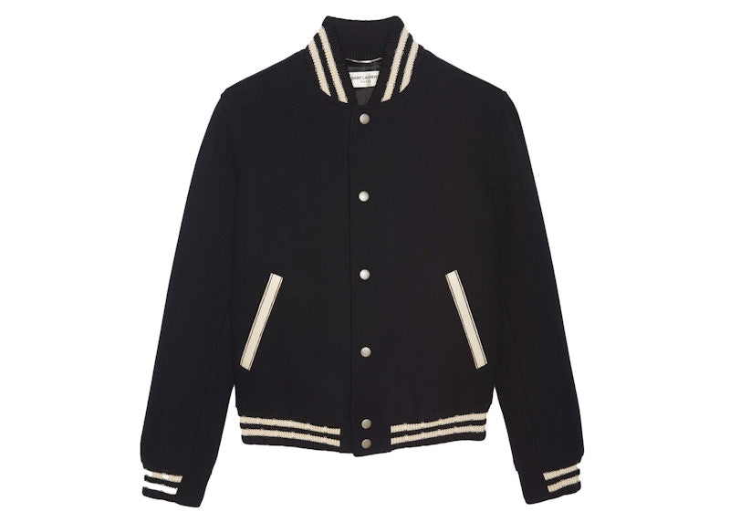 Saint Laurent Teddy Jacket Black