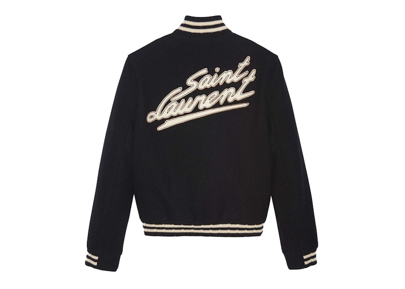 Saint Laurent Teddy Jacket Black