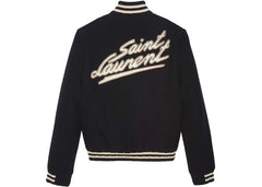 Saint Laurent Teddy Jacket Black
