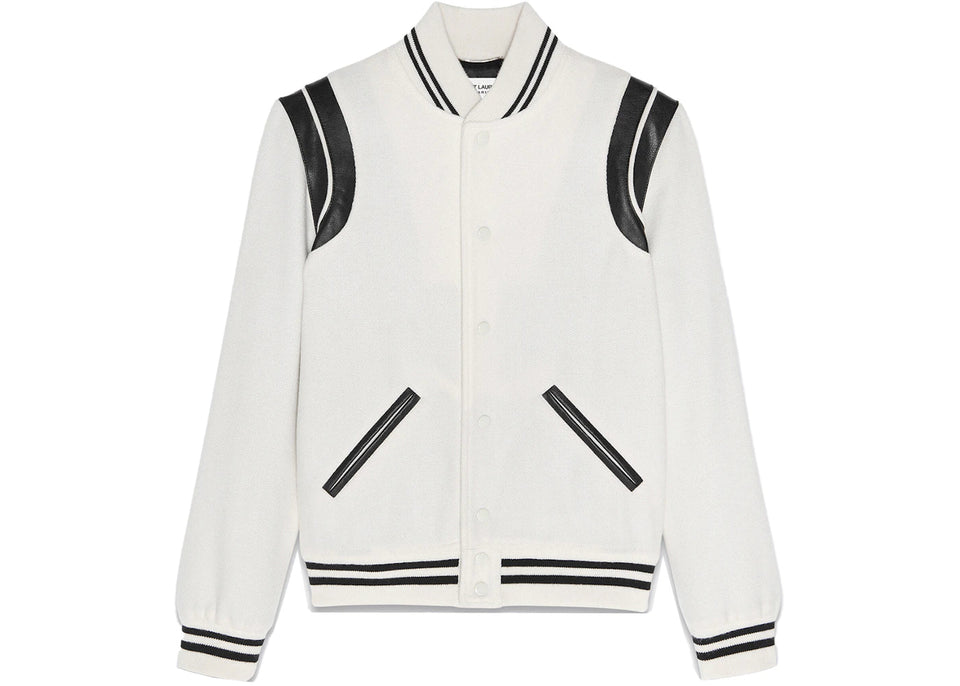 Saint Laurent Teddy Jacket Neutral