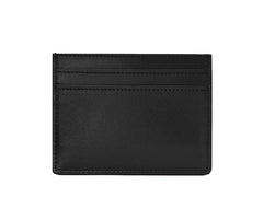 Saint Laurent Tiny Cassandre (5 Card Slot) Card Case Gold Logo Black