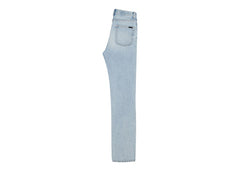 Saint Laurent Women's Janice Denim Jeans Clear Sky Blue