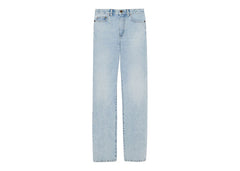 Saint Laurent Women's Janice Denim Jeans Clear Sky Blue