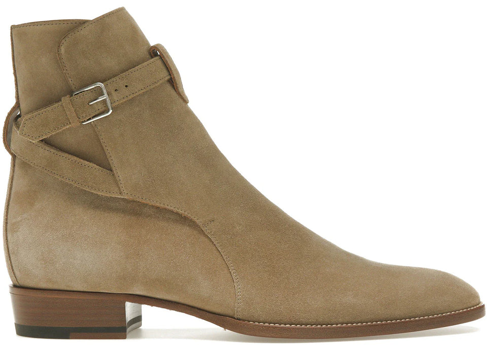 Saint Laurent Wyatt Jodhpur Boot Tobacco Suede
