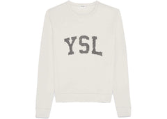 Saint Laurent YSL Vintage Sweatshirt Dirty Ecru