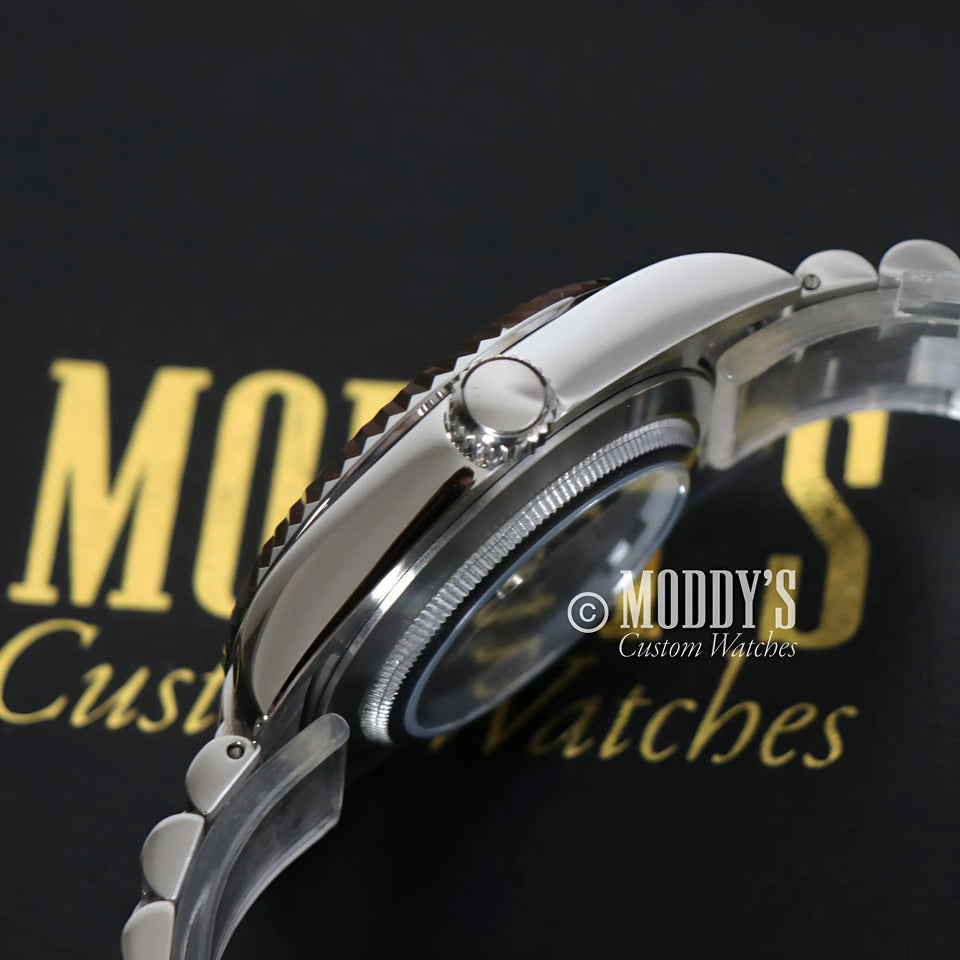 Seikojust Daydate Arabic Deep Grey