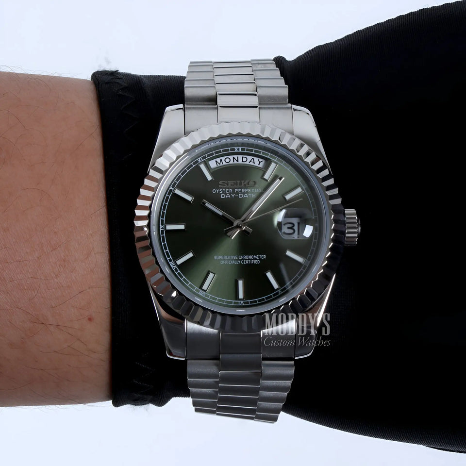Seikojust Daydate Mint Green