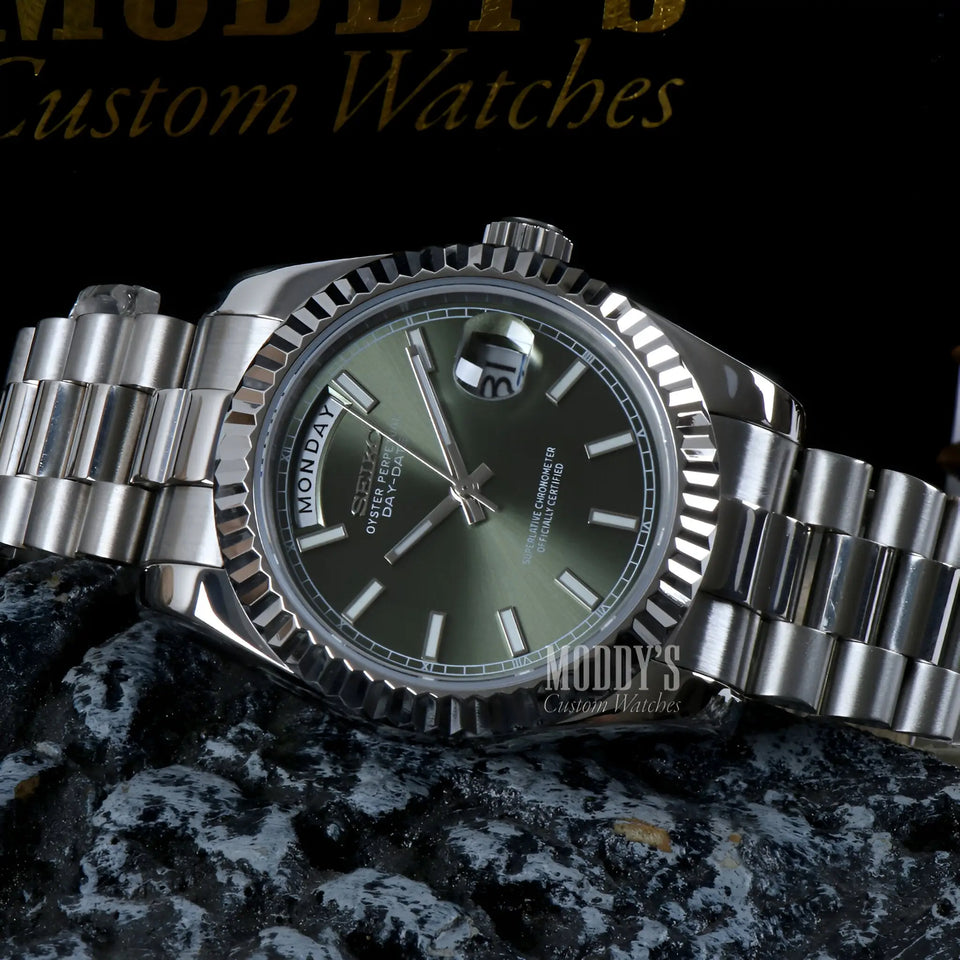 Seikojust Daydate Mint Green