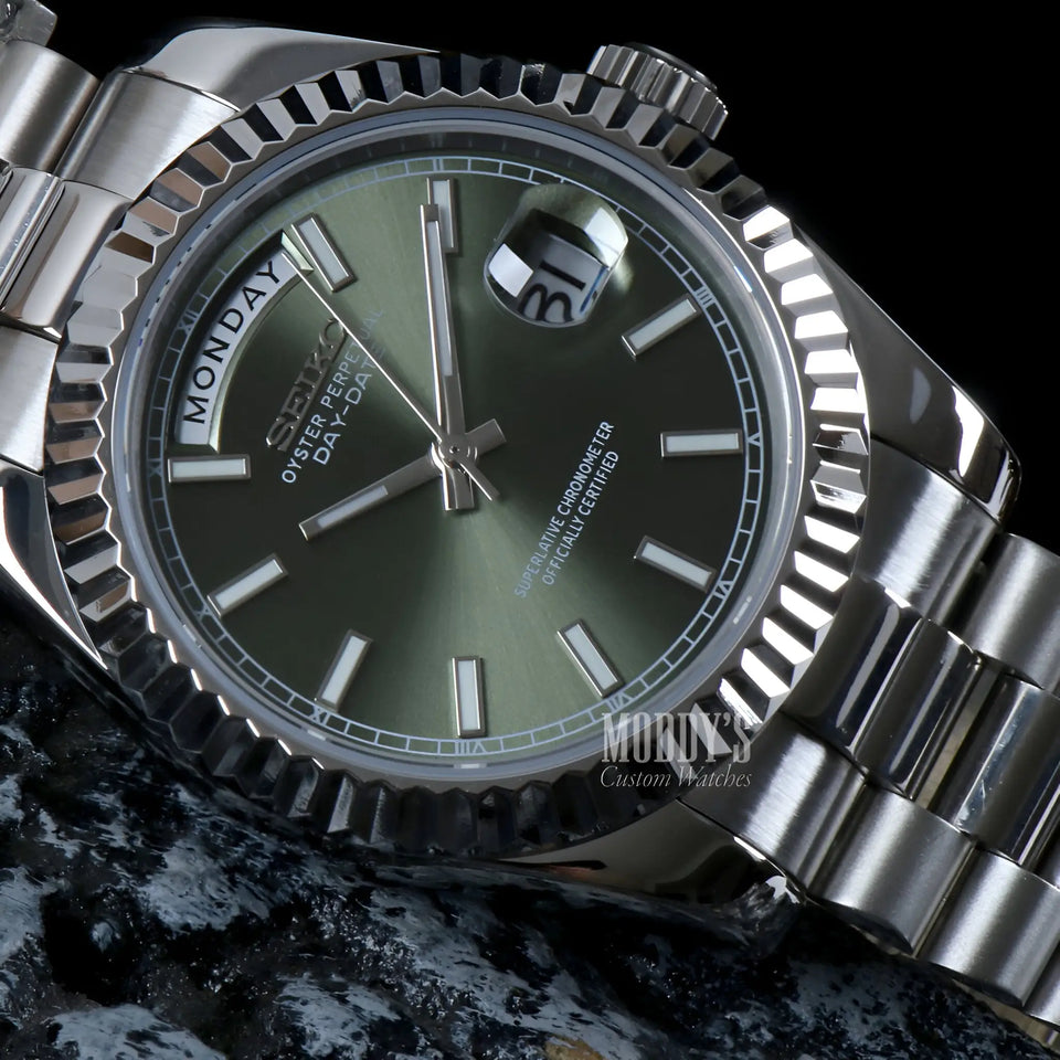 Seikojust Daydate Mint Green