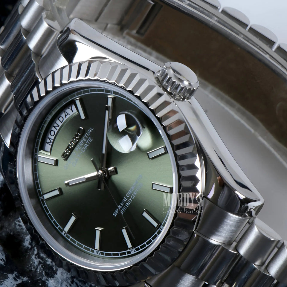 Seikojust Daydate Mint Green