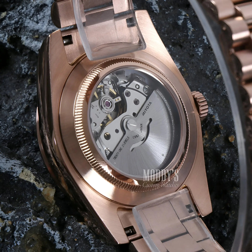 Seikojust Daydate Rose Gold Chocolate