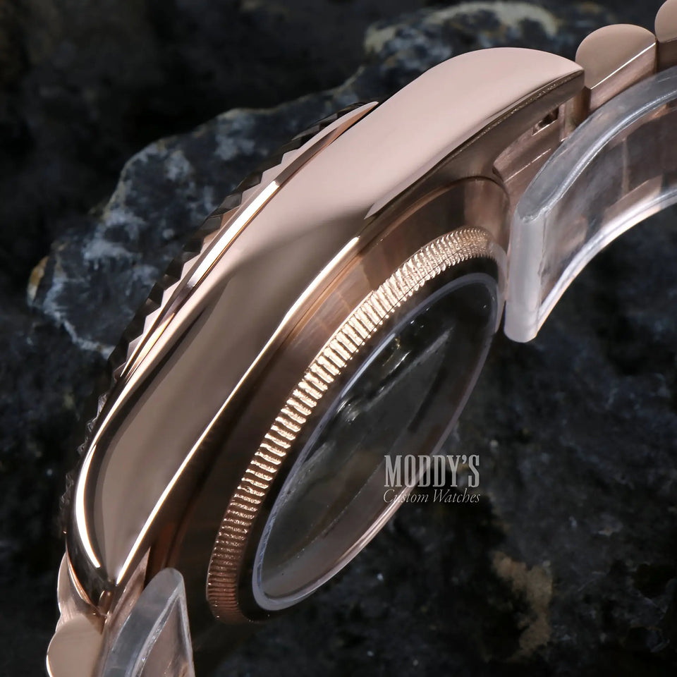 Seikojust Daydate Rose Gold Chocolate