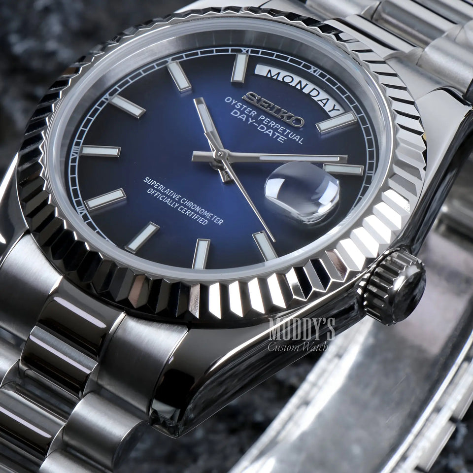 Seikojust Daydate Royal Blue