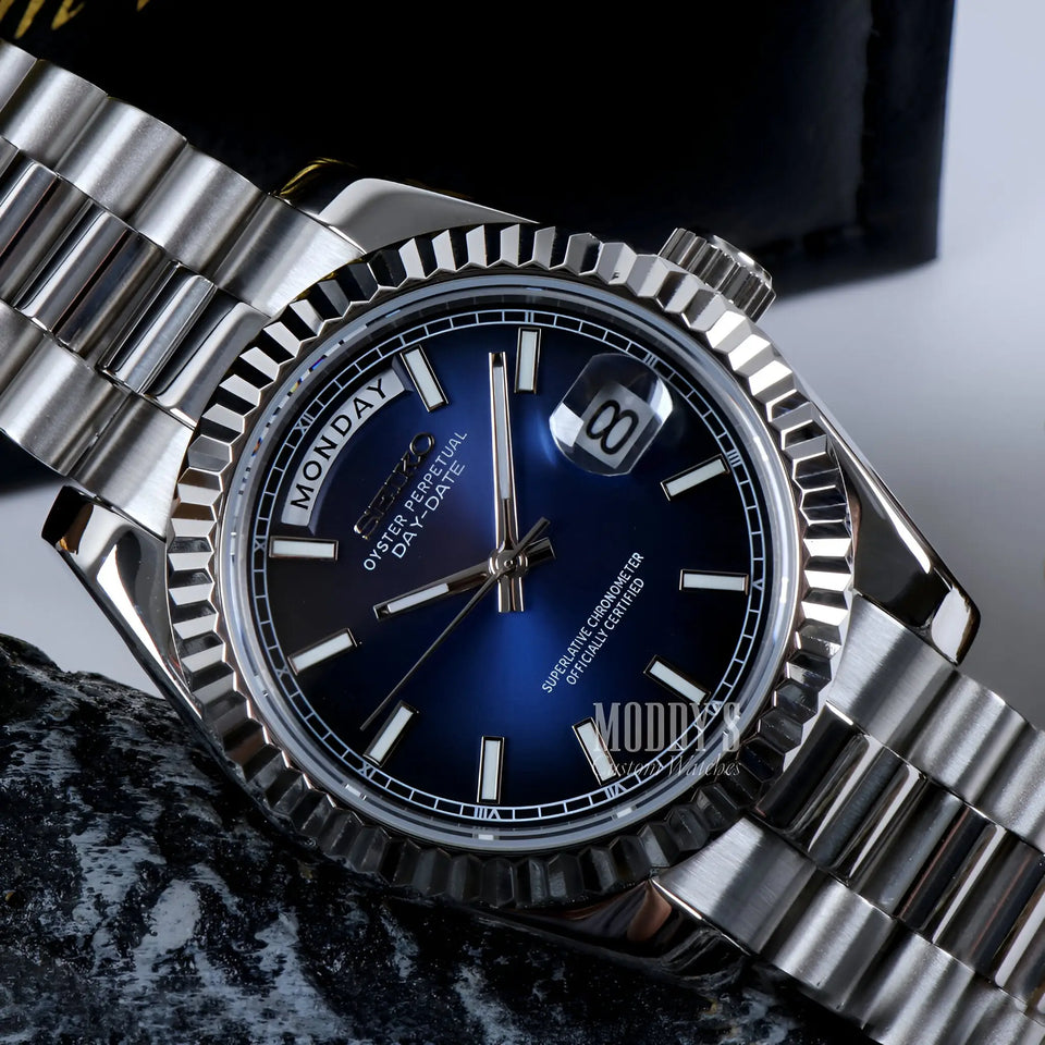 Seikojust Daydate Royal Blue