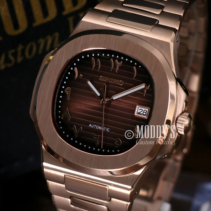 Nautiko Arabic Rose Gold - Chocolate