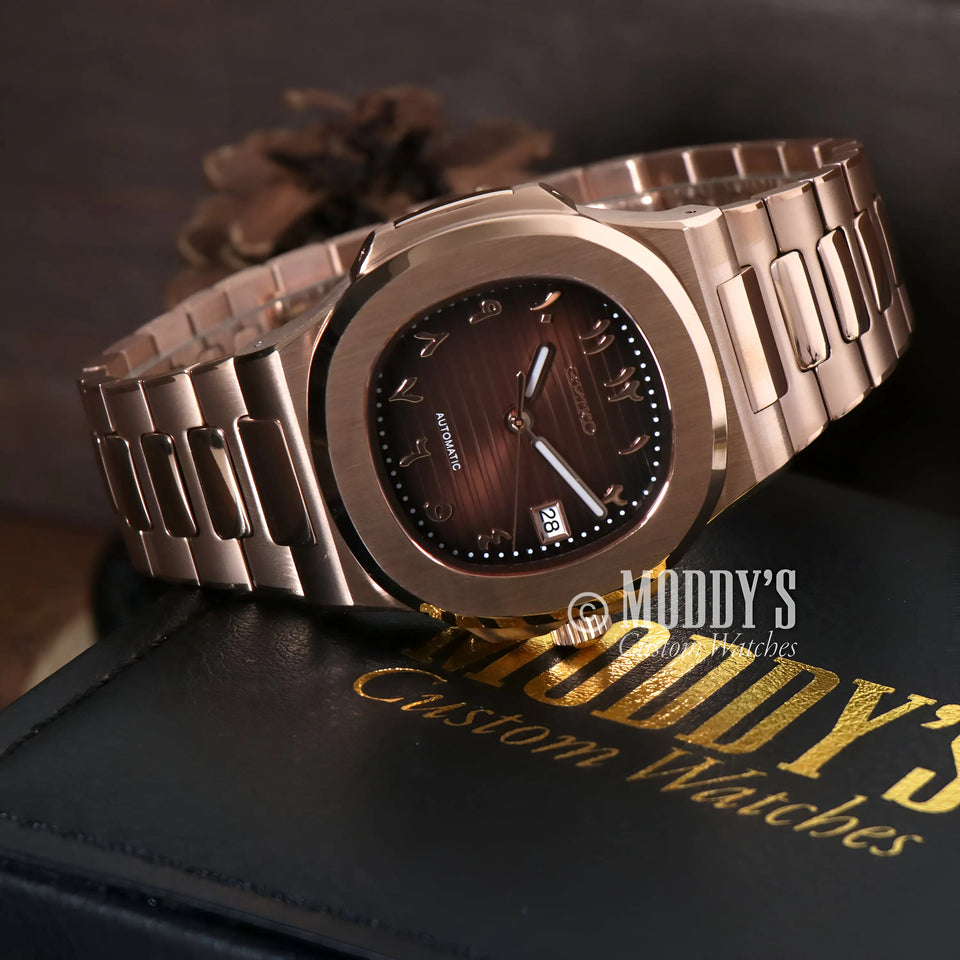 Nautiko Arabic Rose Gold - Chocolate