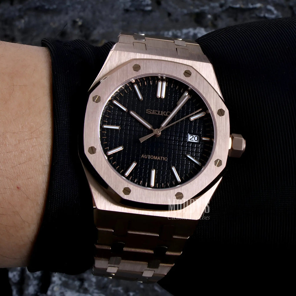 Royal Seikoak Rose Gold Black