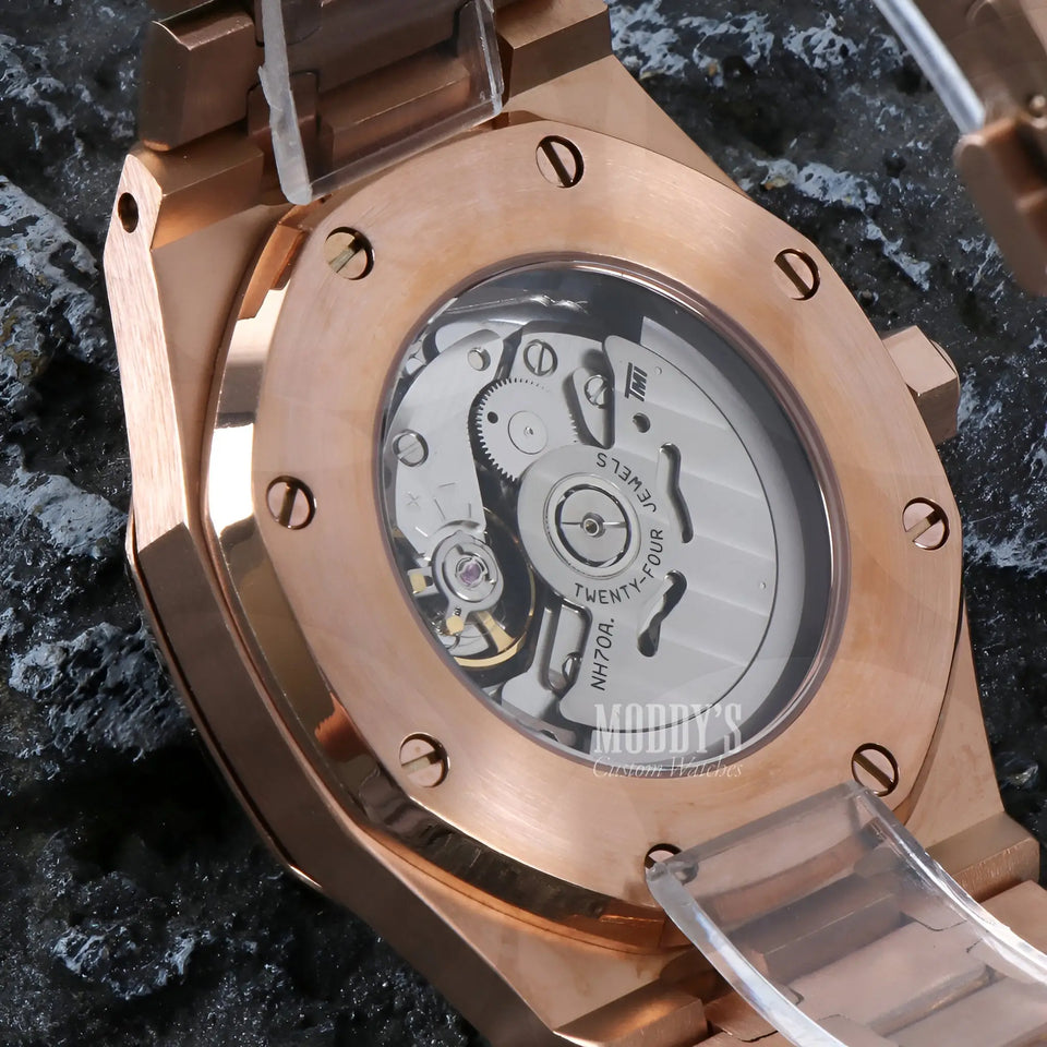 Royal Seikoak Rose Gold Skeleton