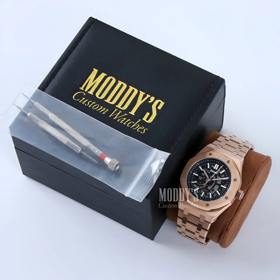 Royal Seikoak Rose Gold Skeleton