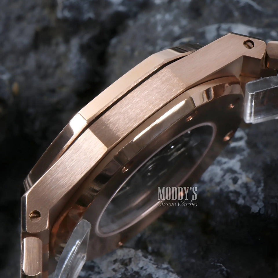 Royal Seikoak Rose Gold Skeleton