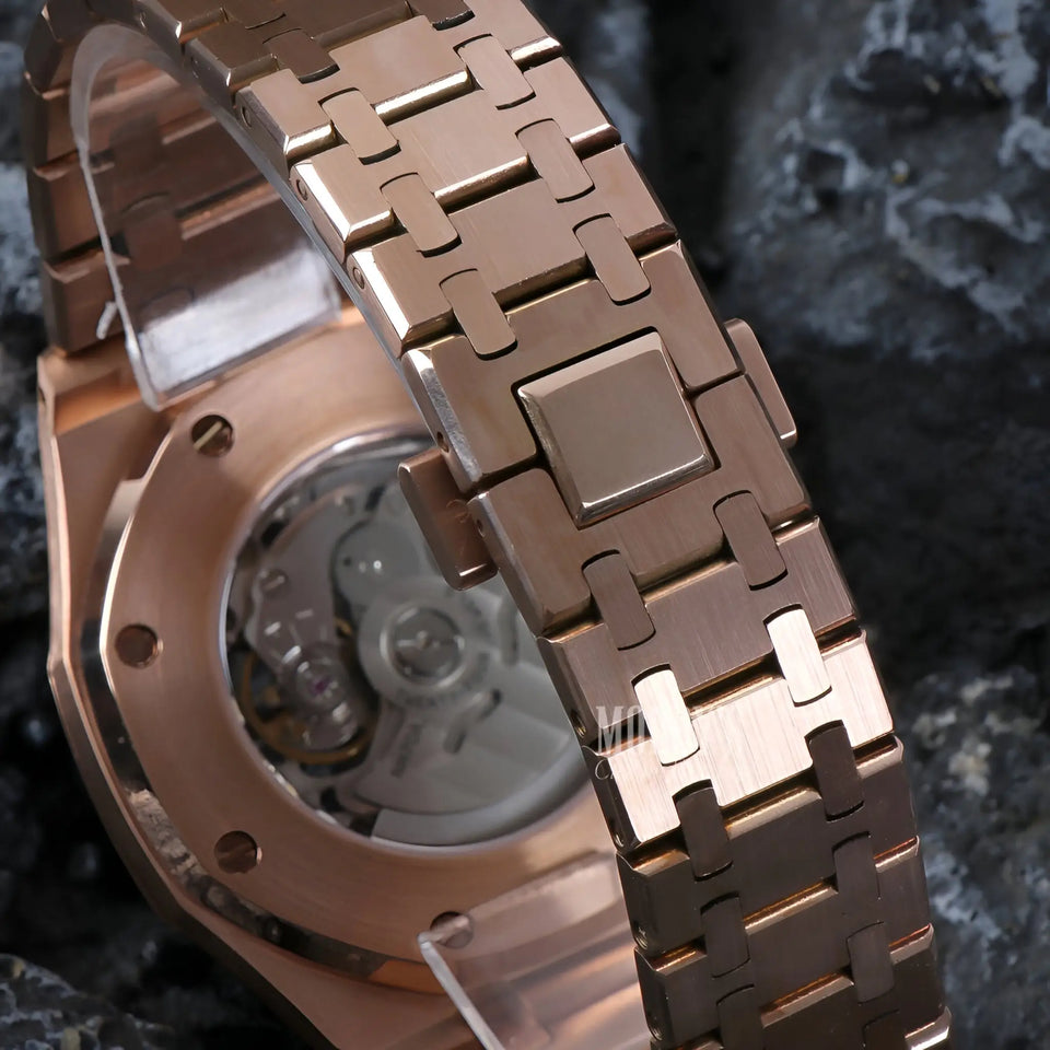 Royal Seikoak Rose Gold Skeleton