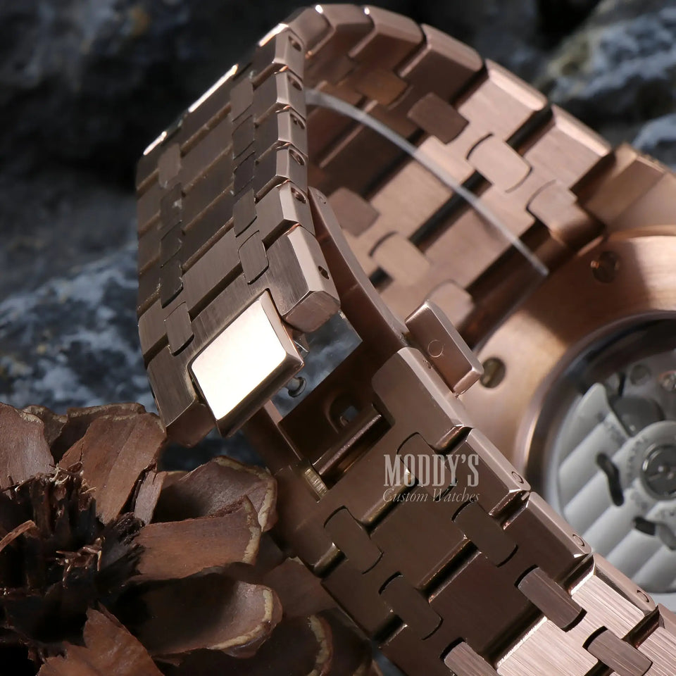 Royal Seikoak Rose Gold Skeleton