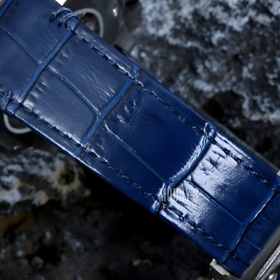 Seiko mod Santeiko White Blue Leather