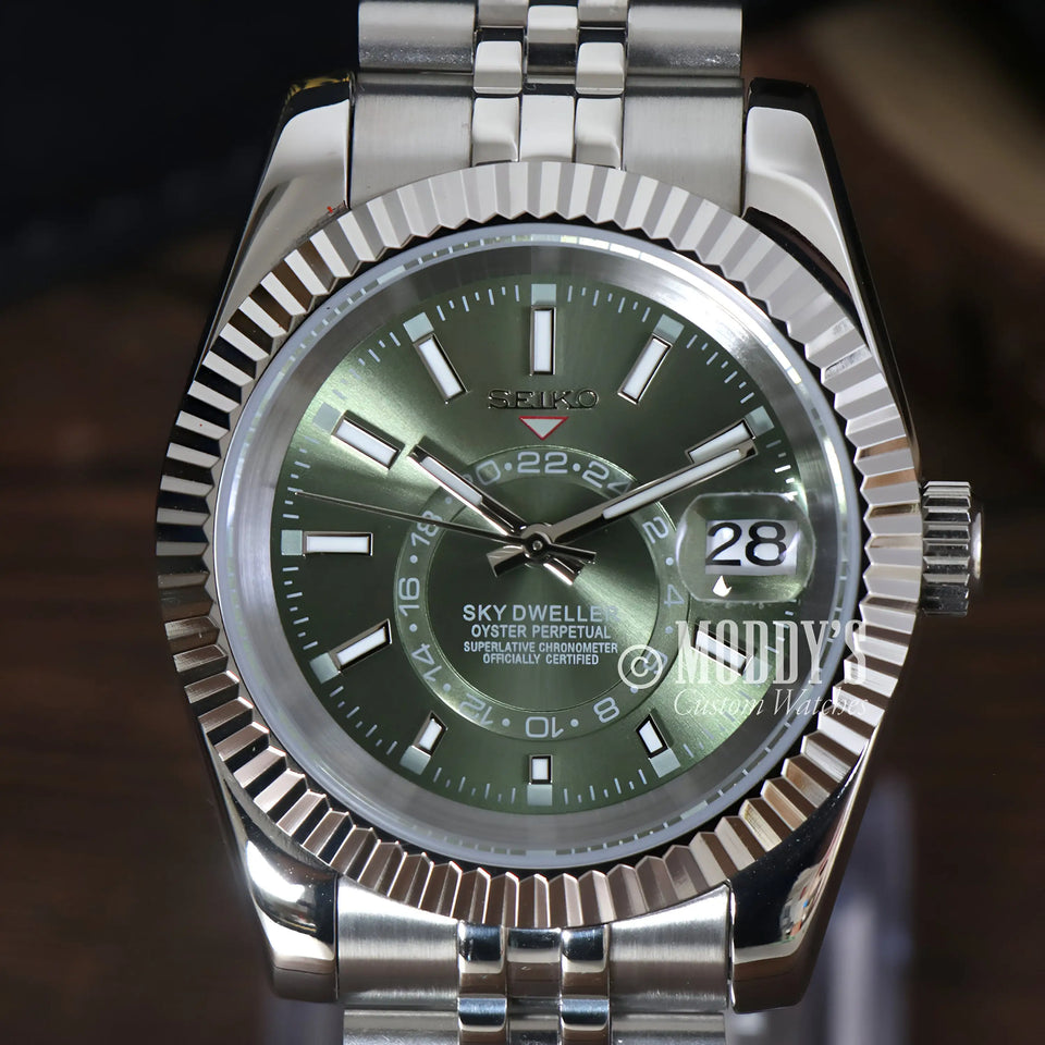 Seikojust Sky Dweller Mint Green