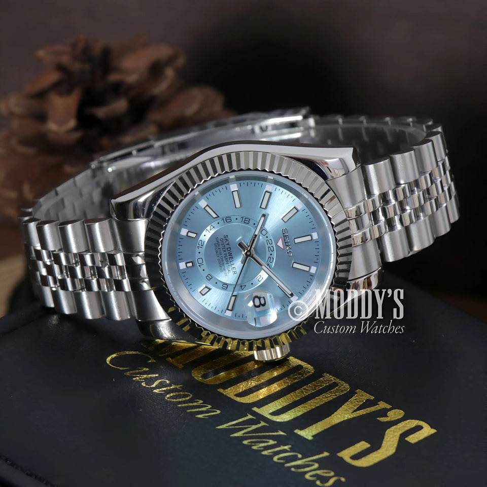 Seikojust Sky Dweller Ice Blue