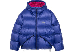 Stussy Down Micro Ripstop Parka Blue
