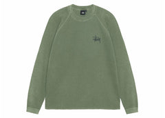 Stussy Raglan Thermal L/S Crew Pine