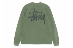 Stussy Raglan Thermal L/S Crew Pine
