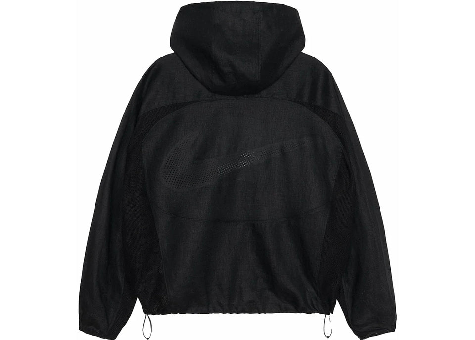 Stussy x Nike Linen Shell Jacket Black