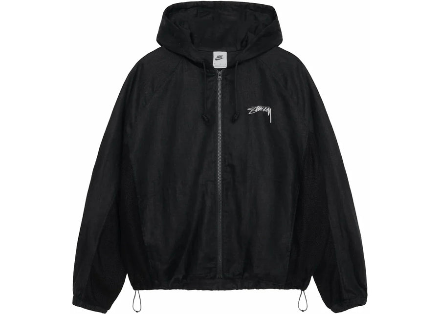 Stussy x Nike Linen Shell Jacket Black