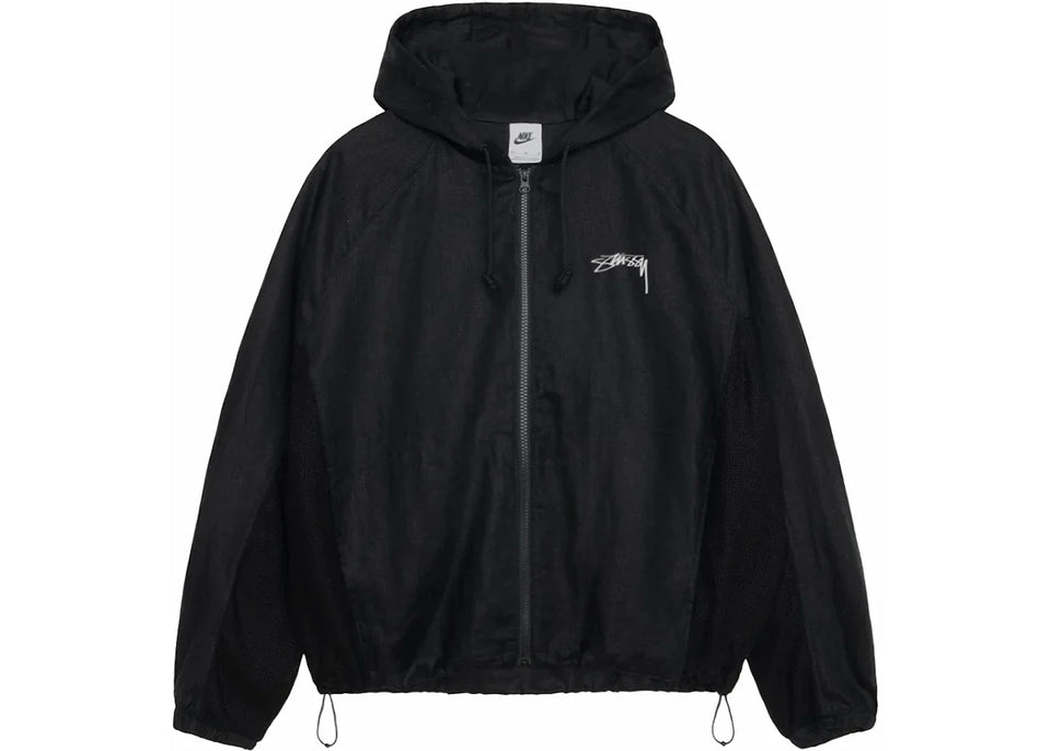Stussy x Nike Linen Shell Jacket Black
