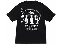 Stussy x Patta Sound Connection T-Shirt Black