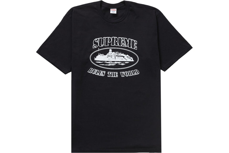 Supreme Corteiz Rules The World T-Shirt Black