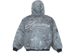 Hjr Trompe L'Oeil Hooded Work Jacket Blue