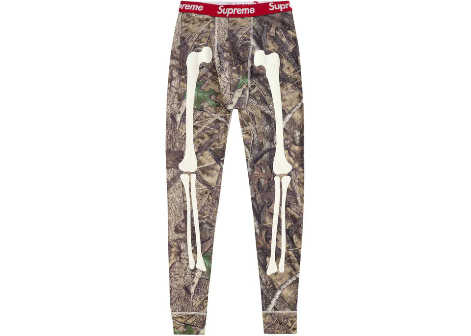 Supreme Hanes Bones Thermal Pant 1 Pack Woodland Camo