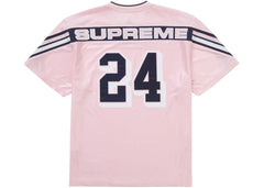 Supreme Jacquard Rib Football Jersey Pink