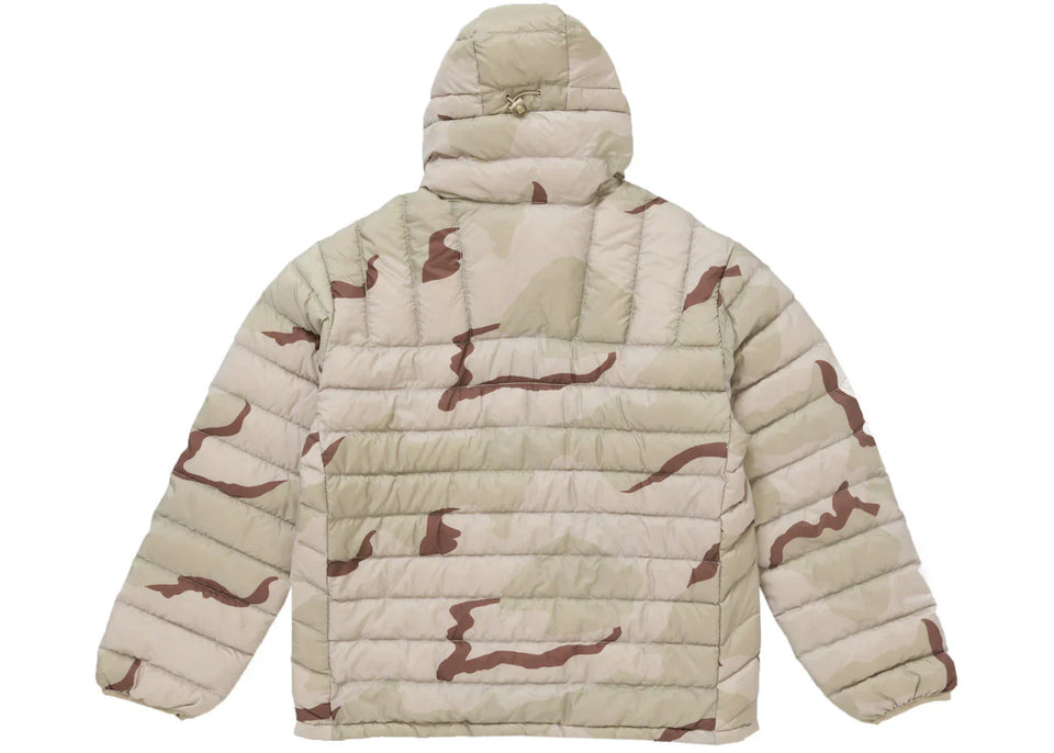 Supreme Micro Down Half Zip Hooded Pullover (Fw24) Desert Camo