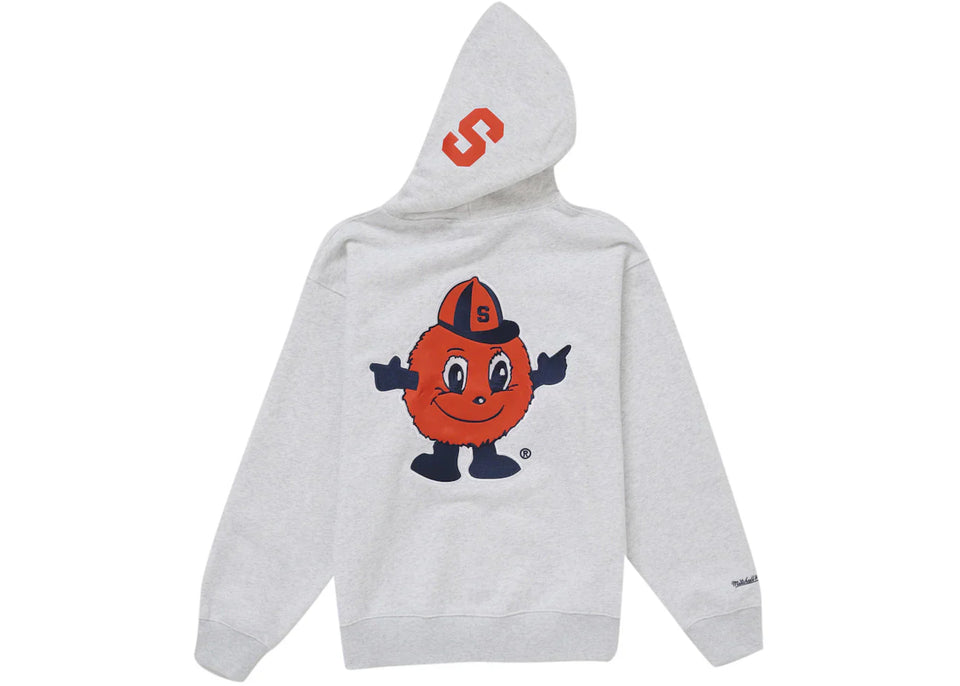 Supreme Mitchell & Ness Ncaa Hoodie Ash Grey