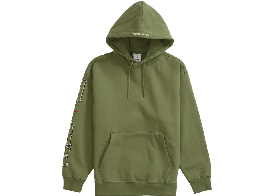 Supreme Nike Hoodie Olive