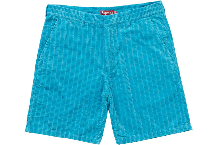 Supreme Rope Corduroy Work Shorts Bright Blue