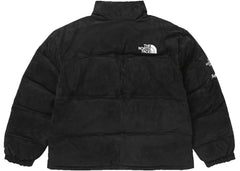 Supreme The North Face Suede Nuptse Jacket Black