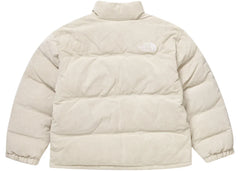Supreme The North Face Suede Nuptse Jacket Stone
