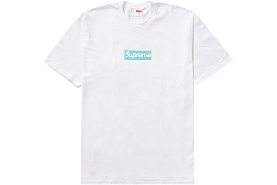 Supreme Tiffany & Co. Box Logo T-Shirt White