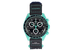 Swatch x Omega Bioceramic Moonswatch Mission On Earth Polar Lights SO33L103