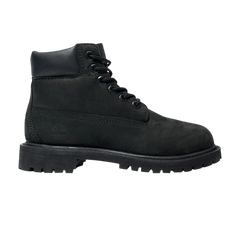 Timberland 6 Inch Premium Waterproof Boot Youth Black Nubuck