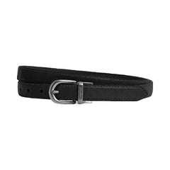 Coach Classic Buckle Cut To Size Reversible Belt, 18 Mm Embossed Crocodile-Silver-Black